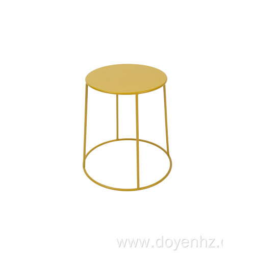 Metal Stackable Round Side Table(H45CM)